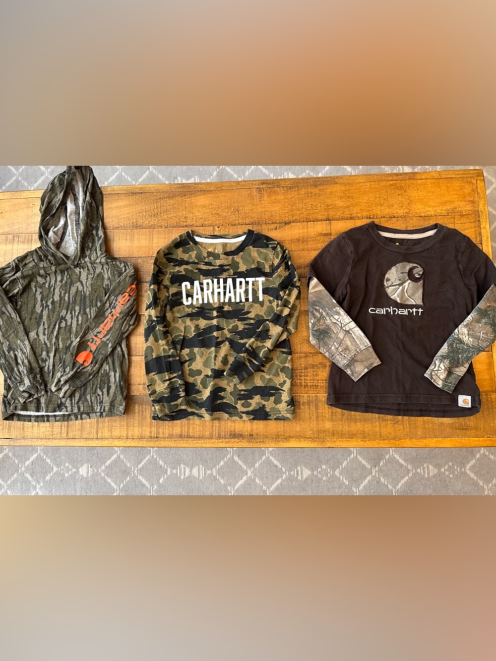 Carhartt Boys Long Sleeve Tee bundle